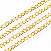 Brass Twisted Chains CHC-Q001-3x2mm-G-1