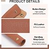 Olycraft 8Pcs 4 Colors PU Leather Luggage Handle Wrap Covers DIY-OC0009-61-4