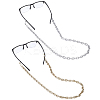 2Pcs 2 Colors Eyeglasses Chains AJEW-DJ0003-81-1
