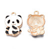 Alloy Enamel Pendants PALLOY-N160-014-2