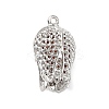 Hollow Brass Pendants KK-L229-007P-1