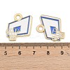 Alloy Enamel Pendants FIND-I065-01B-G-3