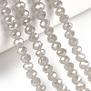 Electroplate Glass Beads Strands EGLA-A034-J6mm-A15-4
