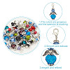 Glass Pendant Decorations HJEW-GO00031-3