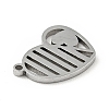 Non-Tarnish 304 Stainless Steel Pendants STAS-E159-05P-2