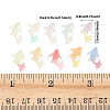 100Pcs Luminous Transparent Resin Decoden Cabochons RESI-FP0001-44-3