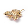 Butterfly Dancer Enamel Pin with Rhinestone LS-JEWB-P016-01G-02-5