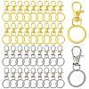 Alloy Swivel Lobster Claw Clasps & Split Key Rings Findings Kits DIY-YW0011-82-1