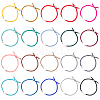 20Pcs 20 Colors Nylon Twisted Cord Bracelet MAK-SC0001-23-1
