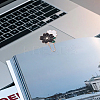 3Pcs 3 Style Sakura Alloy Enamel & Iron Paper Clips IFIN-LP0001-29-3