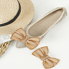 2Pcs Polyester Bowknot Shoe Decoration FIND-LP0009-87B-3