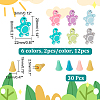 Turtle Silicone Knitting Needle Stoppers SIL-NB0001-30-2