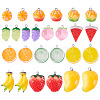 26Pcs 13 Styles Resin Pendants RESI-GA0001-33-1