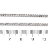 Brass Cuban Link Chain Necklaces for Women NJEW-D302-57P-2