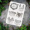 Plastic Drawing Painting Stencils Templates DIY-WH0396-570-3