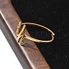 304 Stainless Steel Cuff Rings for Women RJEW-D285-01G-H-5