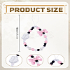 1Pc Valentine's Day Acrylic Beaded Mobile Straps for Women AJEW-LP0004-50-2
