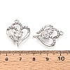 Alloy and Rhinestone Pendants PALLOY-T092-16P-3