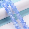 Transparent Glass Beads Strands LAMP-H061-01C-10-2