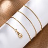 Long-Lasting Plated Brass Snake Chain Necklaces LS-NJEW-K112-04G-NF-4
