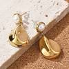 304 Stainless Steel Stud Earrings EJEW-R020-02G-01-3