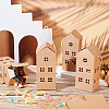 House Shaped Kraft Paper Candy Totes LS-CON-WH0105-01-5