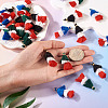 30Pcs 3 Styles Polycotton(Polyester Cotton) Tassel Pendant Decorations FIND-TA0009-07-6