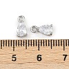 Brass Micro Pave Cubic Zirconia Pendants X-KK-K374-07P-03-3