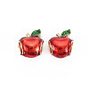 Rack Plating Alloy Enamel European Beads MPDL-N039-180-1