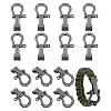 14 Sets Adjustable Alloy Screw Pin Shackle FIND-GA0004-98-1