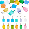 12Pcs 12 Colors Cat Eye Pendants CE-TA0001-04-1