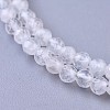 Natural Rainbow Moonstone Beaded Necklaces NJEW-K114-A-A11-2