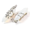 Opalite Double Terminal Pointed Pendants G-C144-03P-12-2