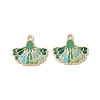 Rack Plating Alloy Enamel Pendants FIND-I038-07D-1