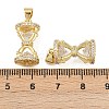 Brass Cubic Zirconia Pendants X-KK-L251-38G-3
