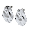Tarnish Resistant 201 Stainless Steel Stud Earrings EJEW-K270-13P-1