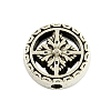 Tibetan Style Alloy Beads X-TIBEB-7441-AS-FF-1
