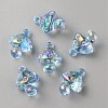 Transparent Acrylic Pendants TACR-TAC0009-07A-1