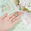 DIY Stainless Steel Heart Dangle Earrings Making Kit DIY-DR0001-39-3