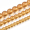 Transparent Glass Beads Strands GLAA-T032-T8mm-08-4