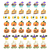 35Pcs 7 Styles Halloween Alloy Enamel Pendant ENAM-CJ0003-98-9