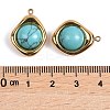 Synthetic Turquoise Pendants STAS-L022-487G-03-3