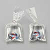Transparent Resin Big Pendants RESI-TAC0024-01A-1