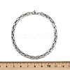 201 Stainless Steel Cuba Style Chian Bracelet for Men BJEW-B138-06P-02-5