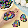 20Pcs Computerized Embroidery Cloth Iron on/Sew on Patches PATC-CY0001-26B-3