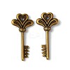 Tibetan Style Alloy Pendants TIBEP-16487-AB-FF-1