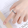 Musical Note 925 Sterling Silver Adjustable Rings FS-WG761CA-01-3