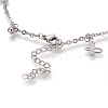 304 Stainless Steel Charm Anklets AJEW-O028-04P-3