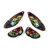 Epoxy Resin Butterfly Wing Pendants FIND-N005-65A-2