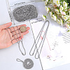 24Pcs 304 Stainless Steel Ball Chain Necklace Making NJEW-BBC0001-10C-3